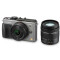 松下(panasonic) 微型单电相机 DMC-GX1WGK-S (14mm/F2.5)/(14-42mm)双镜头套机 银色