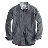 VANCL凡客诚品 V-wash轻薄撞色细格纹水洗长