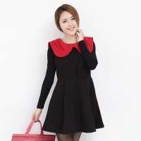 韩都衣舍韩国女装背心裙无袖连衣裙GQ1709黑