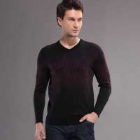牌 男装商务休闲提花针织羊毛衫E99Y601113 