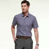 九牧王男装JOEONE商务休闲时尚短袖衬衫JC