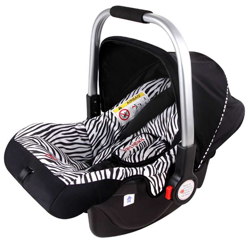 【苏宁自营】童佳贝贝(tongjiababy) 汽车儿童安全座椅 婴儿提篮 HXTJ501（0-15个月）斑马纹