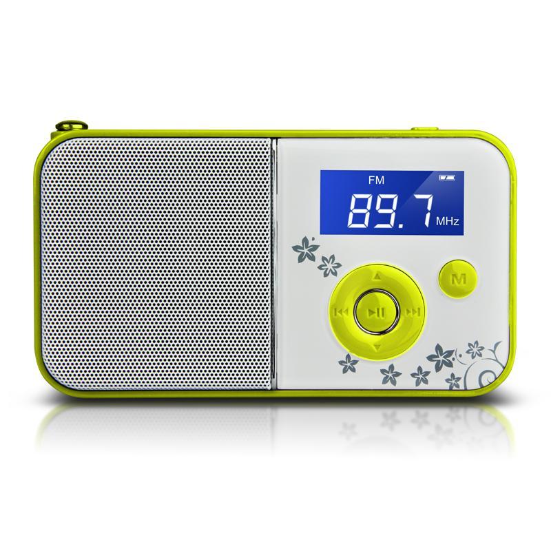 熊猫(PANDA) DS-111 迷你数码便携式插卡小音箱MP3播放机播放器音响老人 绿色