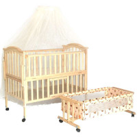 贝贝乐园木床MC198高级木制童床 婴儿床