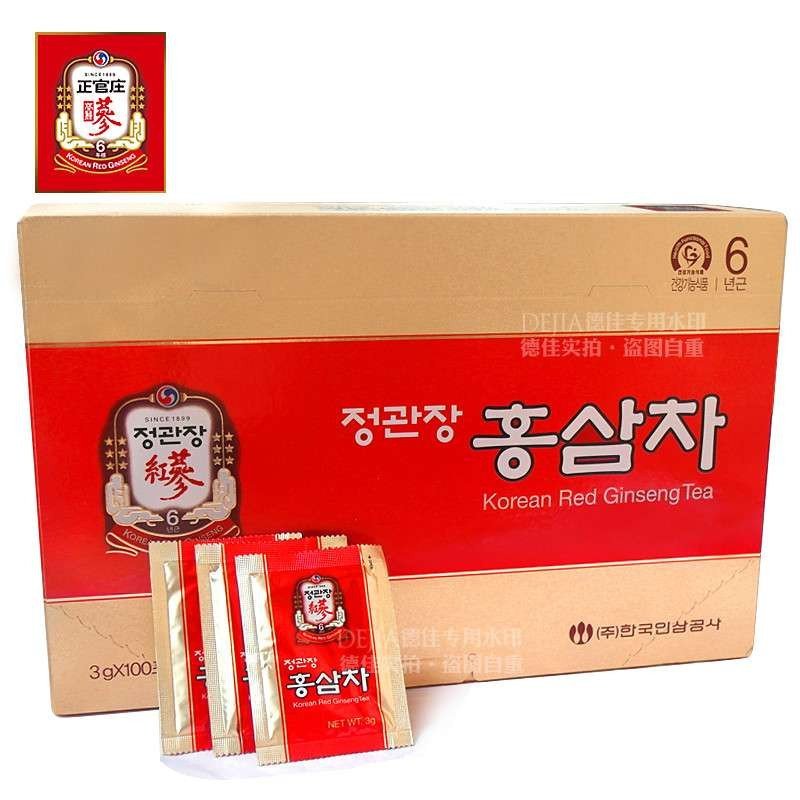 【正官庄系列】正官庄牌高丽参茶 3g\/包*100包图片,高清实拍图-苏宁易购