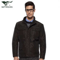 断码清仓七匹狼棉衣 捍冬棉服 正品休闲男装 专