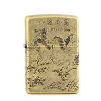 ZIPPO 之宝 芝宝打火机 纯铜蚀刻 限量1000 八
