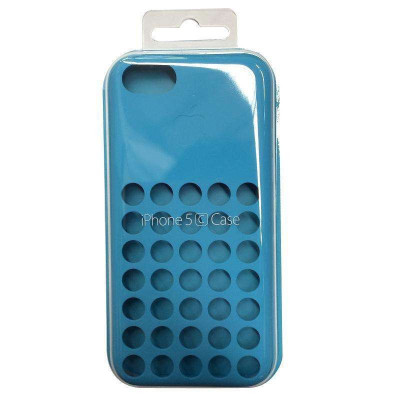 【苹果(Apple)线材】iPhone 5c Case 蓝色 MF