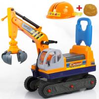 可坐可骑大号工程车儿童玩具挖土机挖掘机械童