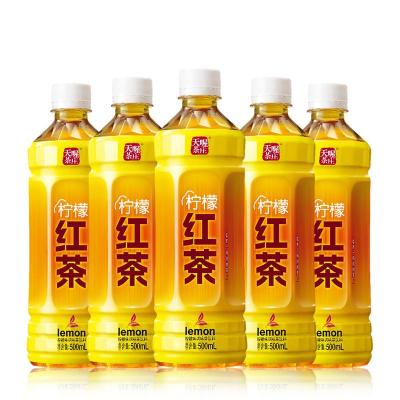 天喔茶庄柠檬红茶500ml*12瓶/箱