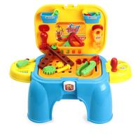 雄城 声光仿真过家家玩具 收纳两用厨房医生工