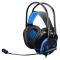 佳合(Canleen)x500电脑耳机 头戴式游戏耳机耳麦USB接口 蓝色