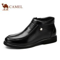Camel 骆驼男靴 牛皮商务正装皮靴 2015新款 