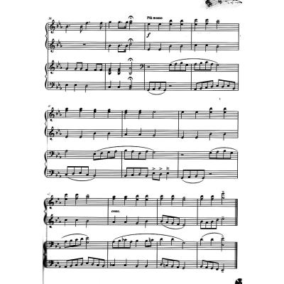 简单四手连弹钢琴曲