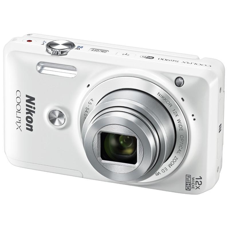 尼康(Nikon) S6900 数码相机 自拍神器 白色