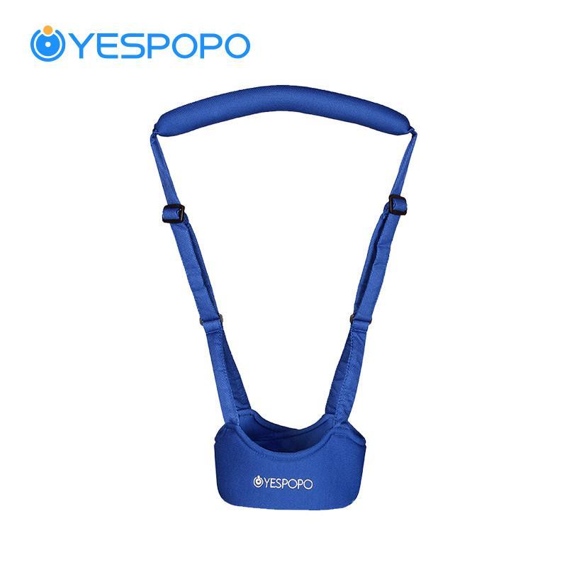 YESPOPO椰子宝宝婴儿学步带2016新款四季透气儿童提篮式两用多功能 深蓝色