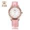 天王表(TIANWANG)新品正品休闲时尚石英品牌女表女士时装皮带手表LS3795P 粉红色