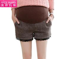 美琳妈咪<em>孕妇短裤毛呢秋冬</em>款孕妇装秋冬装托腹