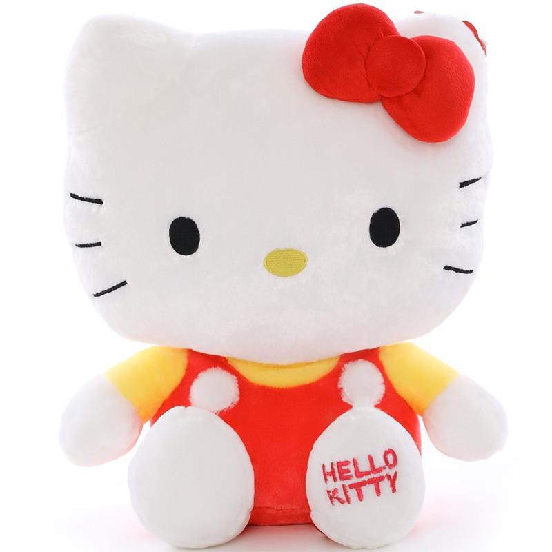 澳捷尔 正版Hello Kitty毛绒玩具 KT猫经典款红色 生日礼物 生日礼品 KLW1168B2 迷你9寸23cm