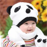 宝宝帽子婴儿帽子春秋冬帽可爱卡通熊猫男女童
