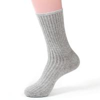 6双装秋冬季97%棉男士商务长筒袜子抗菌防臭
