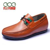 高哥增高鞋男士休闲皮鞋舒适软底软面