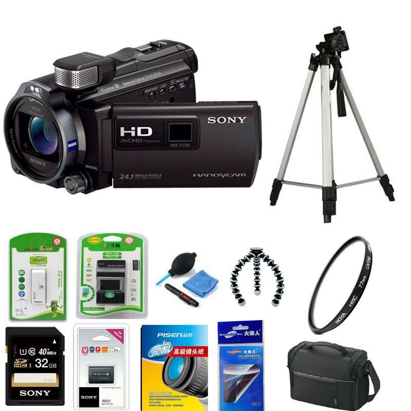 索尼(SONY) 数码摄像机 HDR-PJ790E 黑色礼包版