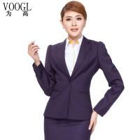 为高新款女士气质韩版职业装 OL通勤西装套装