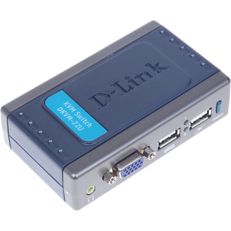 友讯(D-Link)DKVM-22U 2端口USB接口桌面型