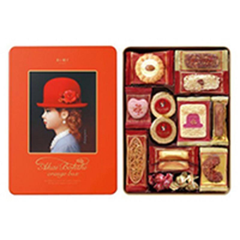 红帽子橙色什锦饼干礼盒208g
