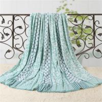 慢活家纺 全棉毛巾被单人双人 夏用薄毯 空调毯