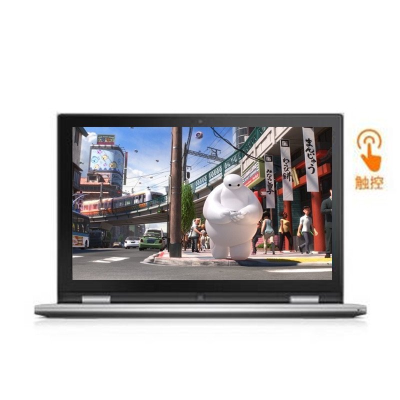 戴尔（Dell）Ins11WR-4108T 11.6英寸触控屏笔记本(N2840/4G/500G/WIN8) 触摸屏 银