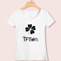 tfboys衣服同款t恤女学生短袖夏季2015应援服