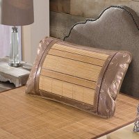 思侬家纺 碳化竹席木纹枕套片 枕席 夏天枕套枕