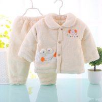 2015新款宝宝冬季棉服套装婴幼儿棉衣套加厚