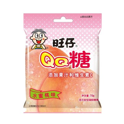 【旺旺(Wantwant)进口茶叶 】旺旺QQ糖70g水