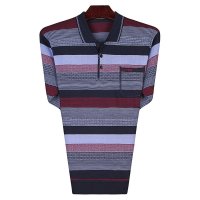 <em>2015</em>春秋装<em>中年</em>男装<em>毛衣</em>翻领<em>男士</em>羊毛衫 中老