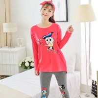 茵珠丽YinZhuli秋季新款PINK韩国纯棉长袖少女