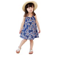芮曈 女童夏装连衣裙 儿童连衣裙子 沙滩裙 XG