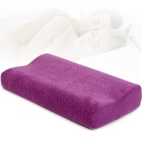 莉晶家纺 经典慢回弹记忆枕护颈枕高低枕 60*4