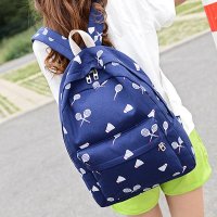 爱洛戈特Ailuogete韩版双肩包女休闲可爱羽毛