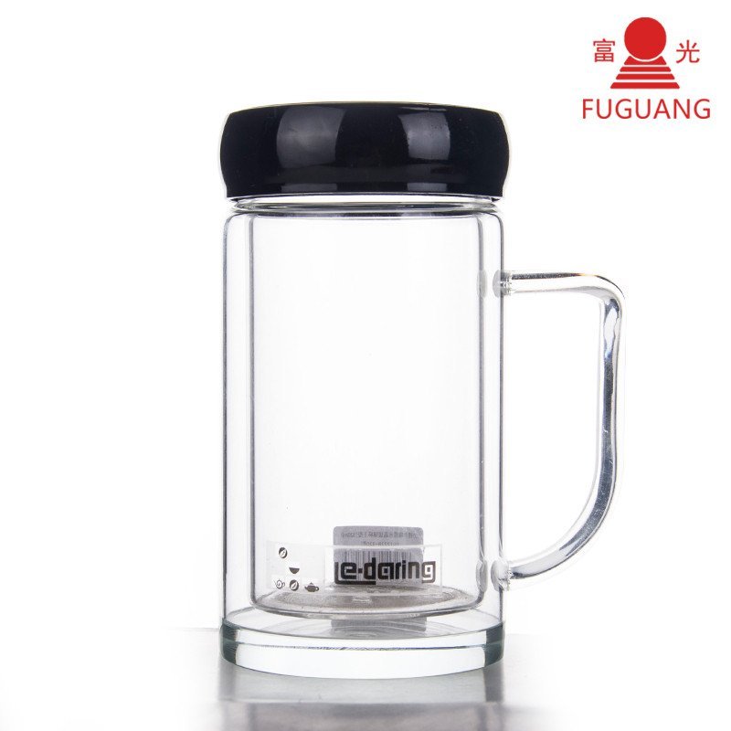 【富光(FGA)系列】力德尔瑞雅水晶玻璃杯I型双层带把手 320ml图片,高清实拍图-苏宁易购