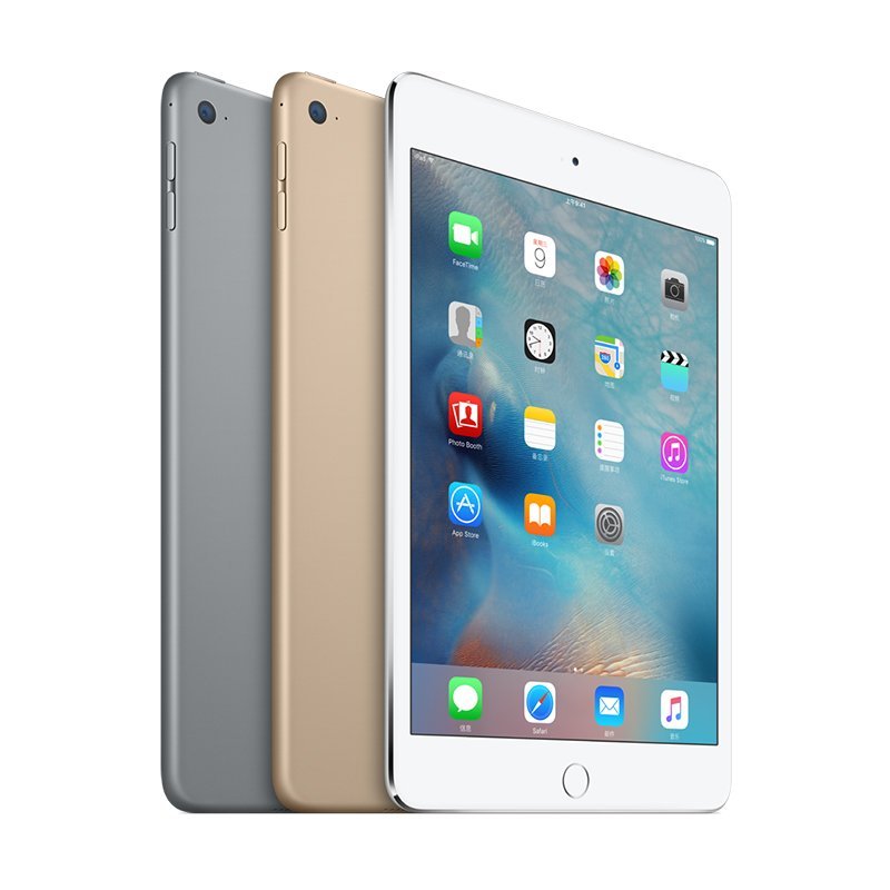 Apple iPad mini 4 平板电脑（7.9英寸 64G WLAN版 A8芯片 Retina屏 MK9J2CH/A）金色