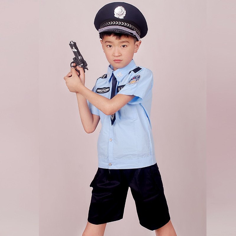 【可美可莉系列】儿童警察交警制服儿童消防员