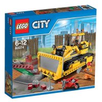 LEGO乐高城市益智拼装积木建筑工程推土机6