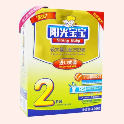 【阳光宝宝2段奶粉 金优加系列】阳光宝宝金优