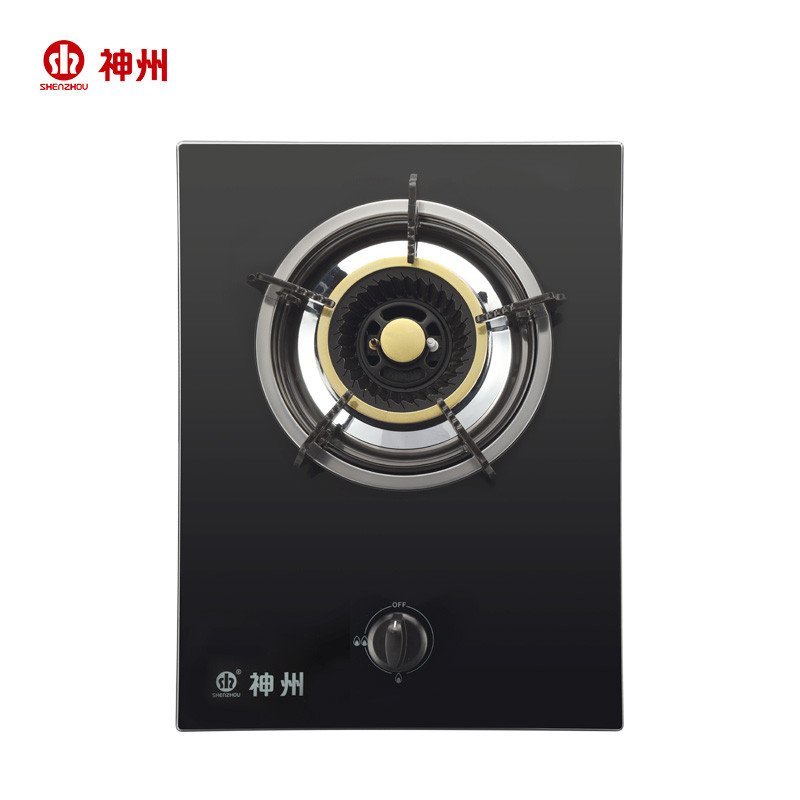 神州 燃气灶嵌入式 玻璃单灶液化气灶天然气单