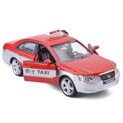 【晟发玩具专卖店】北京现代出租车合金汽车模