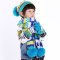 sukityan/诗克恰秋冬儿童帽子围巾手套宝宝男女童针织帽加厚套装 135cm-175cm 青蛙