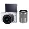佳能(Canon) EOS M10 微单双镜头套机（15-45+55-200）（白）